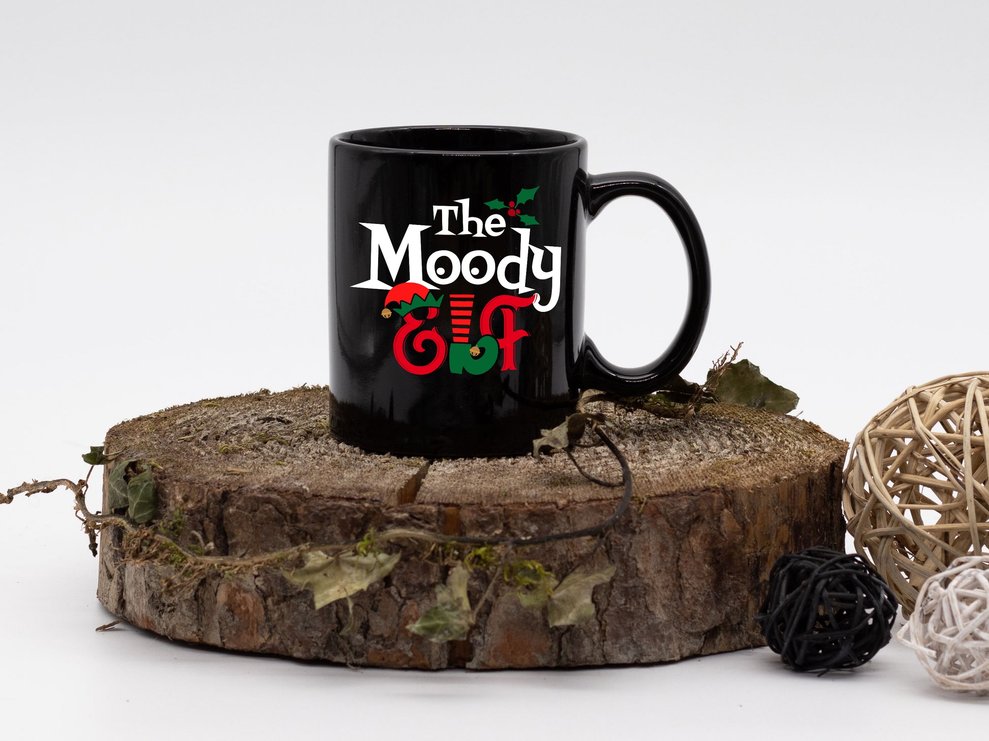 The Moody Elf Black Coffee Mug - Mug Project