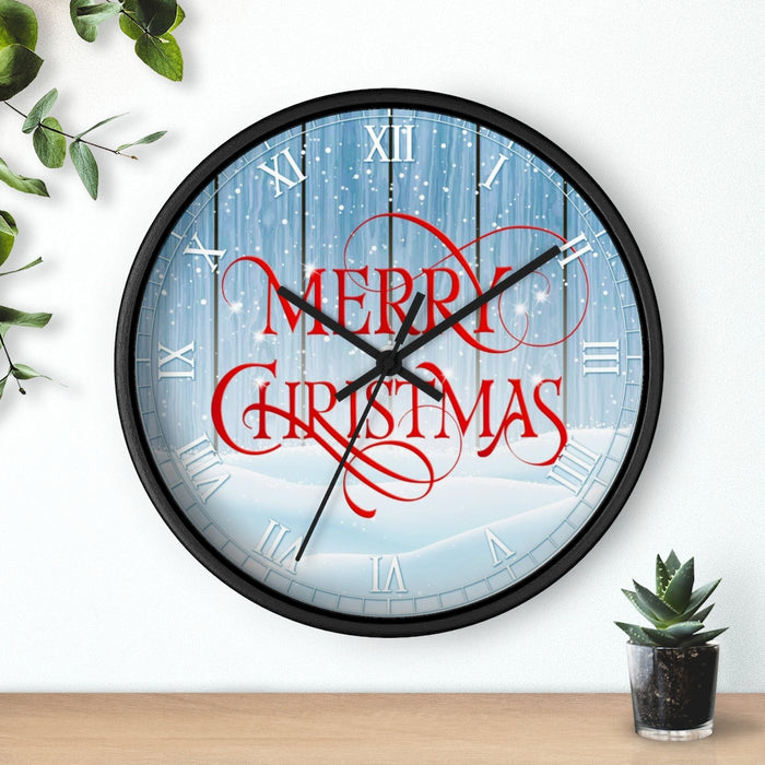 Wall clock, Silent Clock, Merry Christmas Wall Clock - Mug Project