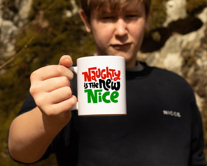 Naughty Is The New Nice White Coffee Mug - Mug Project | Funny Coffee Mugs, Unique Wine Tumblers & Gifts