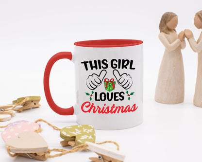 This Girl White Coffee Mug With Colored Inside & Handle - Mug Project | Funny Coffee Mugs, Unique Wine Tumblers & Gifts