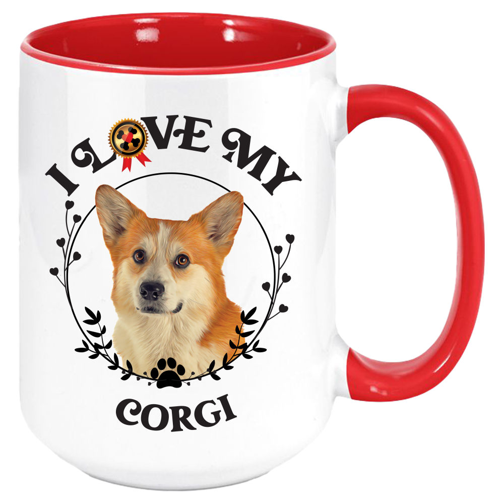 Corgi Coffee Mug Custom Pet Mug Gift For Coffee Fans Pet Coffee Mug Large Coffee Cup