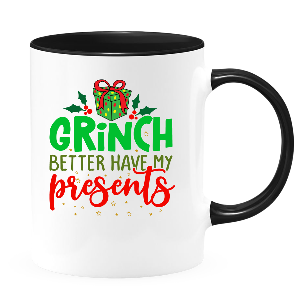 Ceramic White Coffee Mug Grinch Tea Cup Holiday Mug Best Christmas Mug - Mug Project