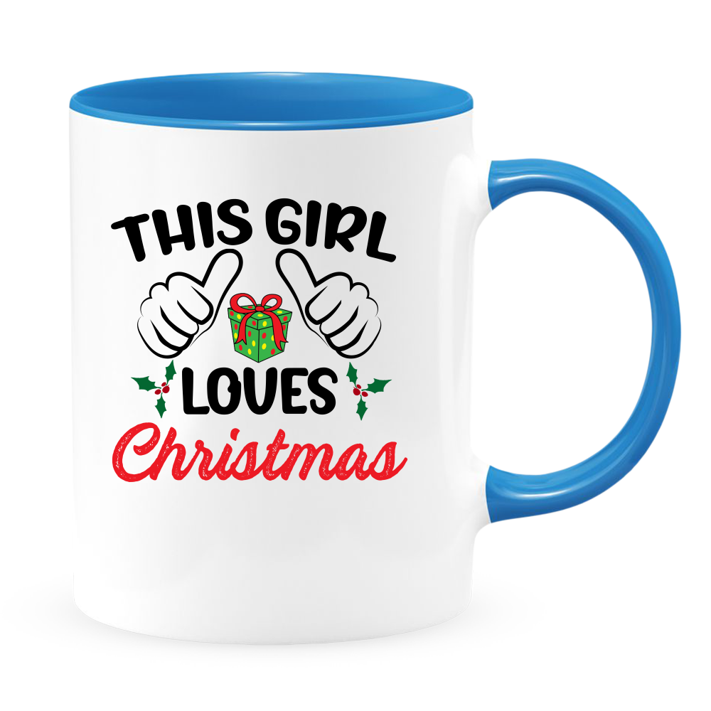 This Girl White Coffee Mug With Colored Inside & Handle - Mug Project | Funny Coffee Mugs, Unique Wine Tumblers & Gifts