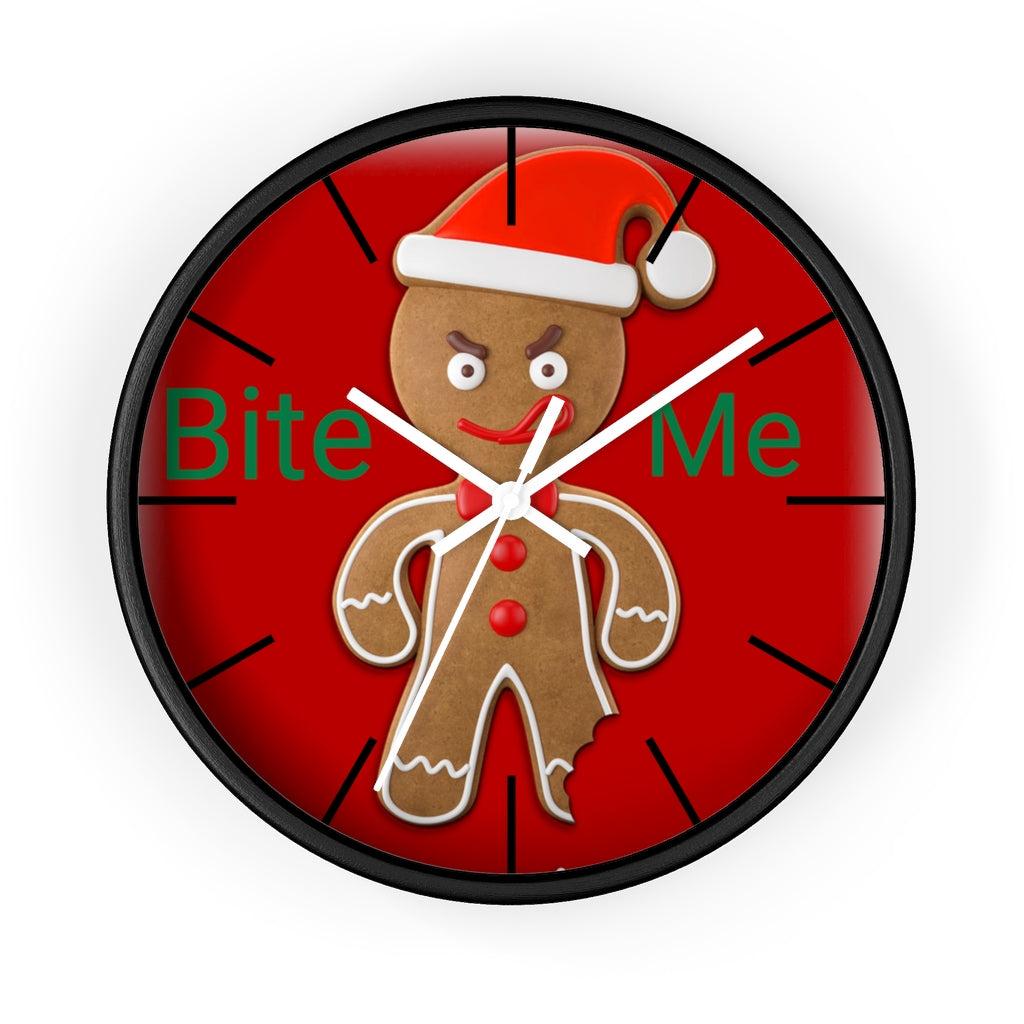 Wall clock, Home Decor Clock, Bite Me, Christmas Clock - Mug Project