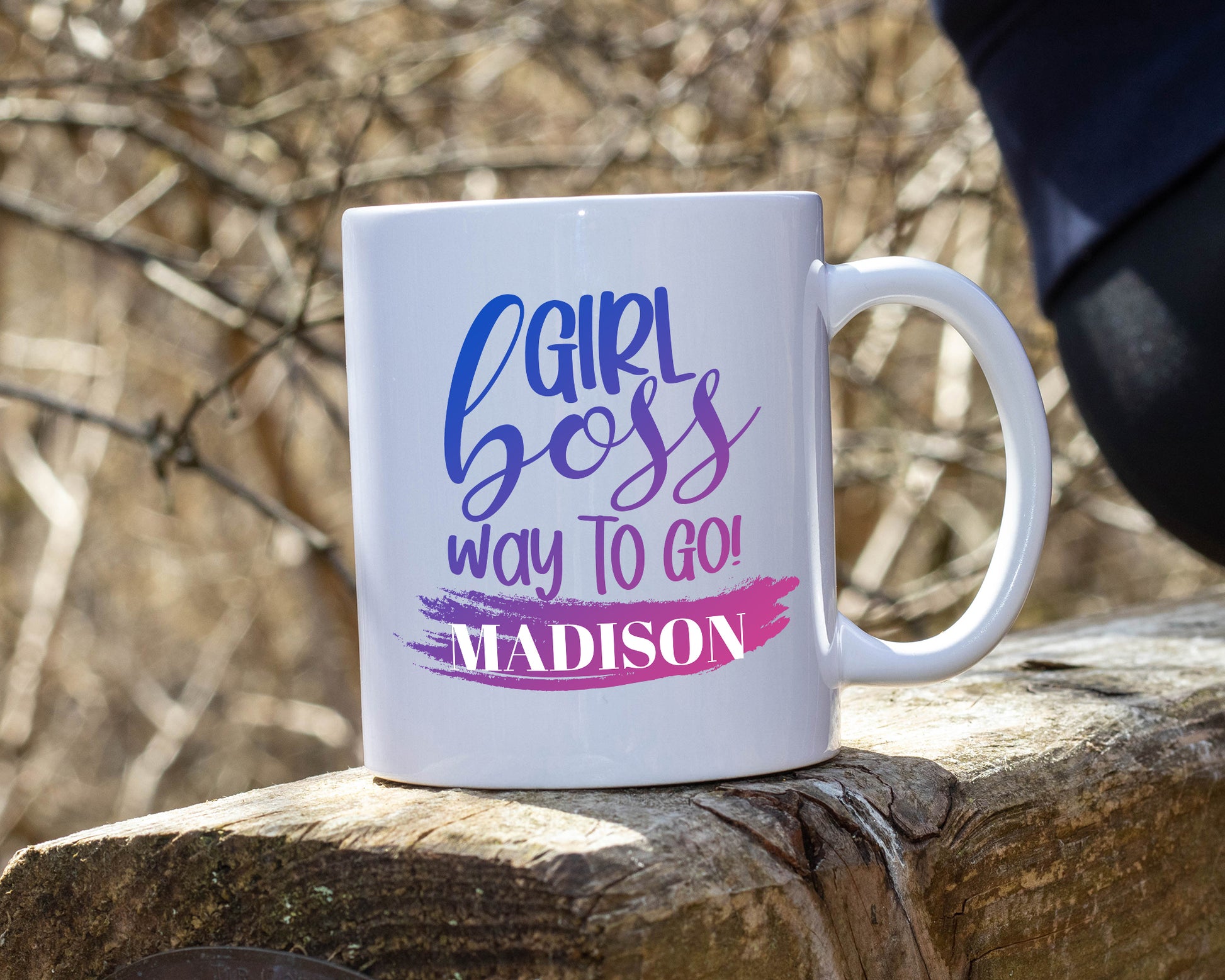 Personalized Girl Boss Coffee Cup As A Gift, Custom Girl Boss Mug For Women In Power As A Souvenir - Mug Project