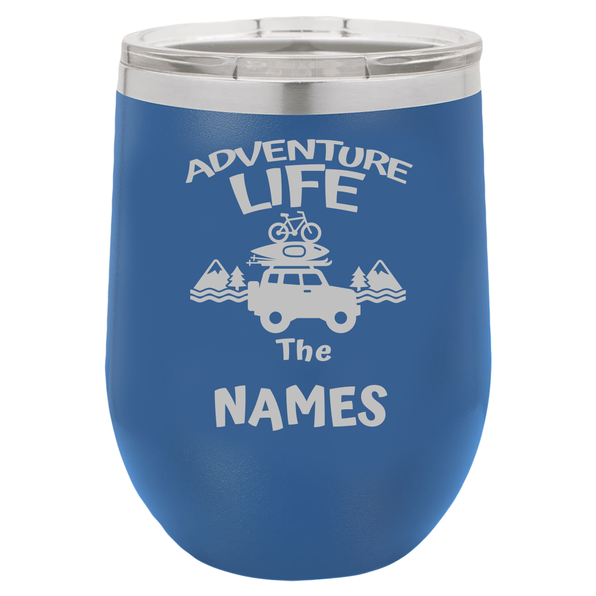 Insulated Tumbler, Insulated Tumbler with Lid, Stainless Steel Tumbler, Adventure Life - Mug Project