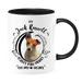 My Jack Russell Leaves Paw Prints On My Heart  Coffee Mug Colored Inside and Handle - Mug Project | Funny Coffee Mugs, Unique Wine Tumblers & Gifts