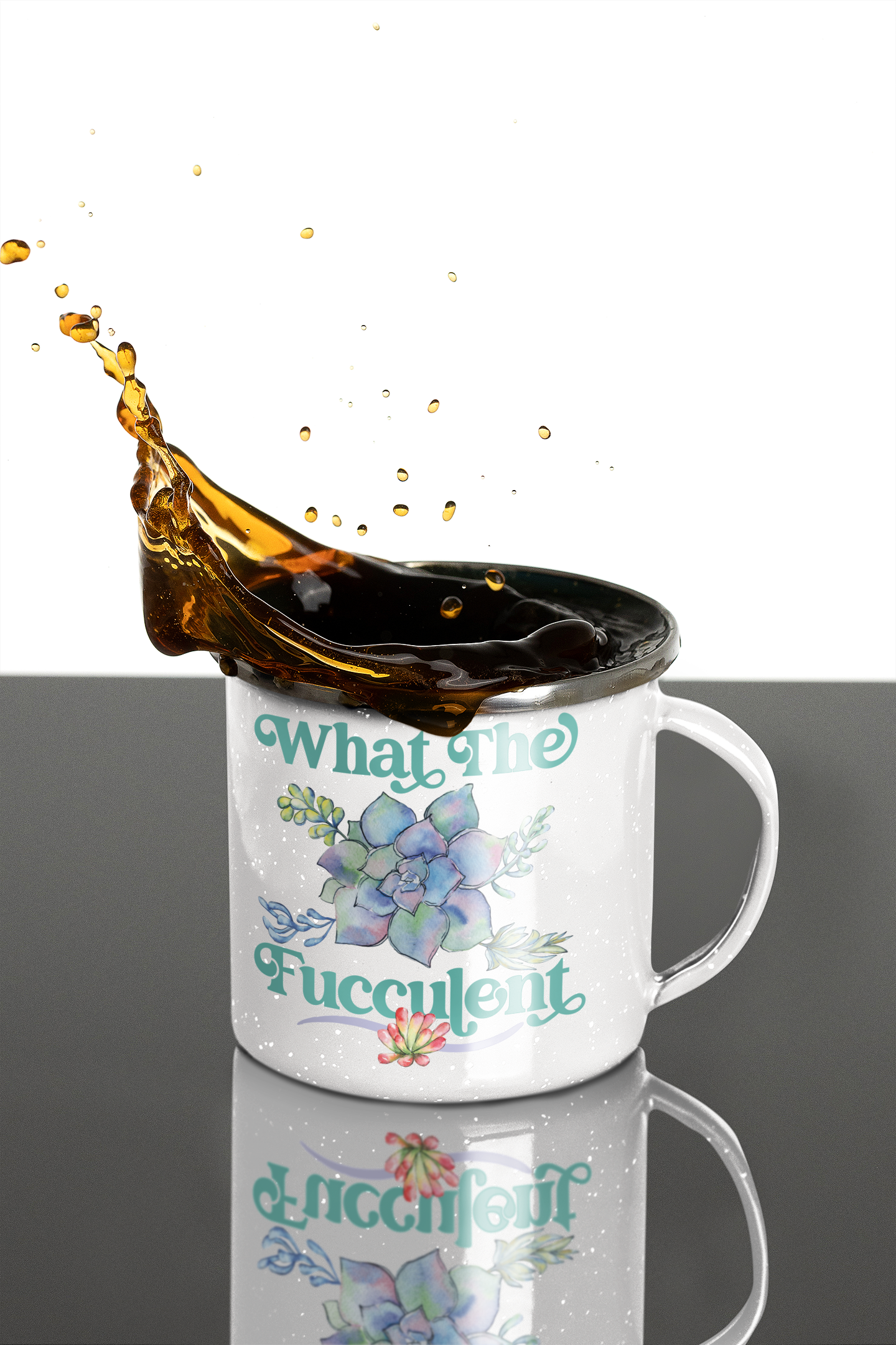 mockup-of-a-12-oz-enamel-mug-featuring-splashing-coffee